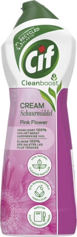 Cif CleanBoost Cream Pink Schuurmiddel - 8 X 750 Ml - Voordeelverpakking 17 Cif CleanBoost Cream Pink Schuurmiddel - 8 X 750 Ml - Voordeelverpakking -Huishoudelijke Schoonmaak 390x1200 3