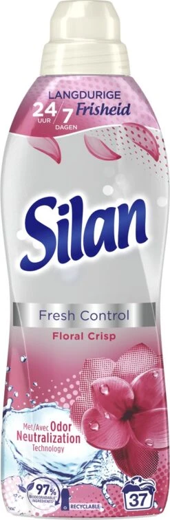 Silan Floral Crisp Wasverzachter - 6 X 37 Wasbeurten - Voordeelverpakking -Huishoudelijke Schoonmaak 392x1200 1