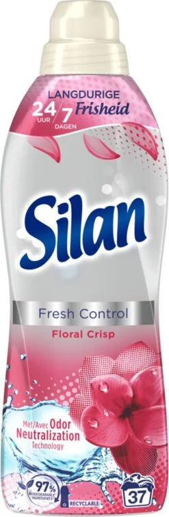 Silan Floral Crisp Wasverzachter - 6 X 37 Wasbeurten - Voordeelverpakking -Huishoudelijke Schoonmaak 392x1200 2
