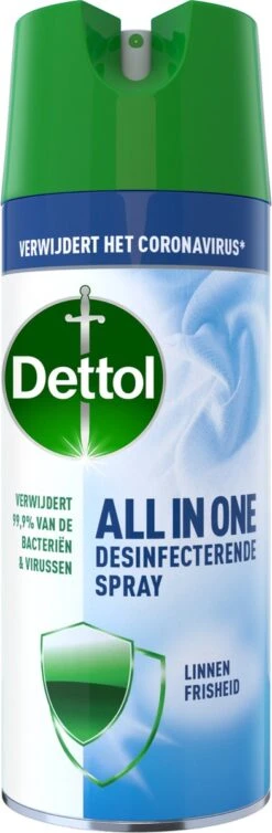 Dettol All In One Disinfectant Spray Linen - 400ml -Huishoudelijke Schoonmaak 393x1200 5