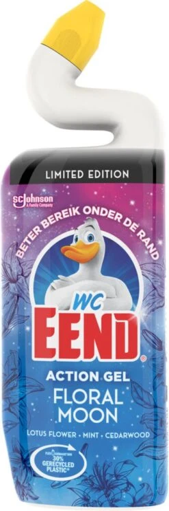 WC Eend Toiletreiniger Action Gel Floral Moon - 6x 750 Ml - Voordeelverpakking 9 WC Eend Toiletreiniger Action Gel Floral Moon - 6x 750 Ml - Voordeelverpakking -Huishoudelijke Schoonmaak 399x1200