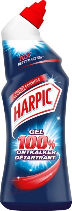 Harpic WC-reiniger Gel 100% Ontkalker- 750ml X6 -Huishoudelijke Schoonmaak 409x1200 3