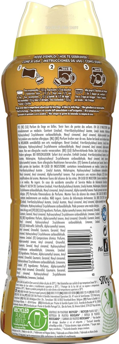 Lenor Gouden Orchidee Geurparels - Geurbooster - 570g 4 Lenor Gouden Orchidee Geurparels - Geurbooster - 570g - Afbeelding 2