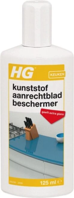 HG Kunststof Aanrechtbladbeschermer - 125ml - Voor Kunststof Oppervlakken 12 HG Kunststof Aanrechtbladbeschermer - 125ml - Voor Kunststof Oppervlakken -Huishoudelijke Schoonmaak 450x1200 1