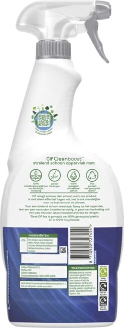 Cif CleanBoost Power & Shine Badkamer Spray - 6 X 750 Ml - Voordeelverpakking 21 Cif CleanBoost Power & Shine Badkamer Spray - 6 X 750 Ml - Voordeelverpakking -Huishoudelijke Schoonmaak 454x1200 1