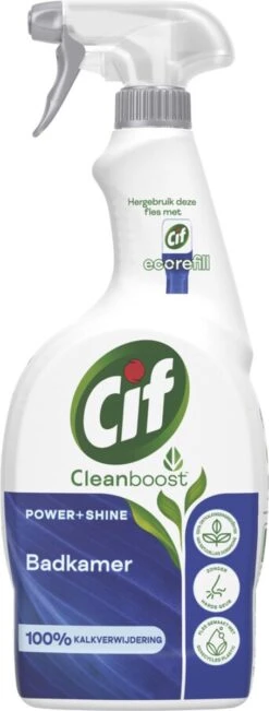 Cif CleanBoost Power & Shine Badkamer Spray - 6 X 750 Ml - Voordeelverpakking 22 Cif CleanBoost Power & Shine Badkamer Spray - 6 X 750 Ml - Voordeelverpakking -Huishoudelijke Schoonmaak 455x1200 2