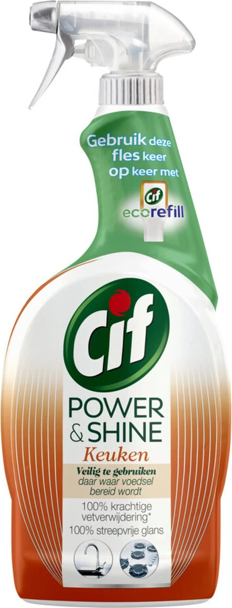 Cif CleanBoost Power & Shine Keuken Spray - 6 X 750 Ml - Voordeelverpakking 11 Cif CleanBoost Power & Shine Keuken Spray - 6 X 750 Ml - Voordeelverpakking - Afbeelding 9
