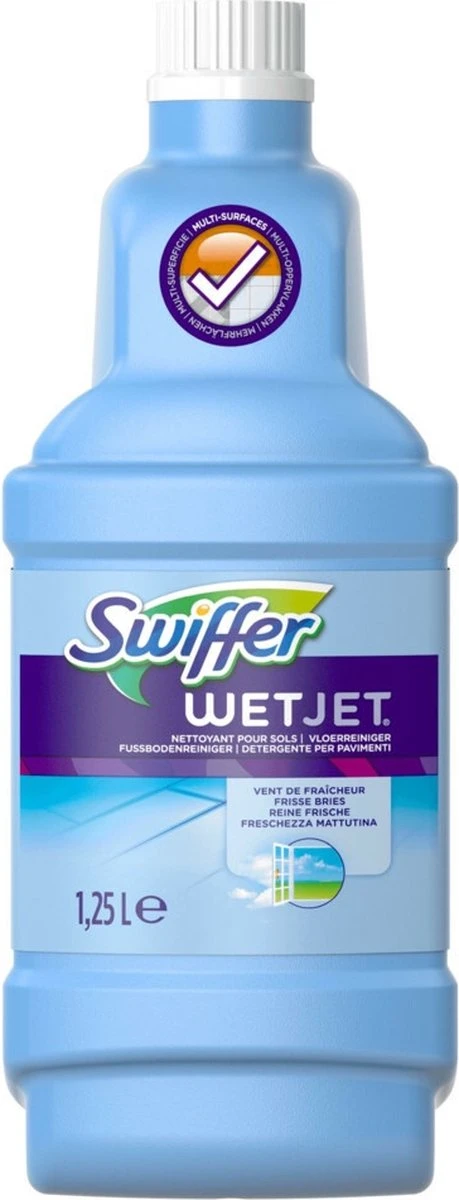 Swiffer WetJet Alles-In-Een Dweilsysteem Reinigingsmiddel - 1.25 Liter 3 Swiffer WetJet Alles-In-Een Dweilsysteem Reinigingsmiddel - 1.25 Liter