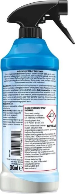 Glorix Hygiënische Badkamer Foamspray - 6 X 500 Ml - Voordeelverpakking -Huishoudelijke Schoonmaak 463x1200 3