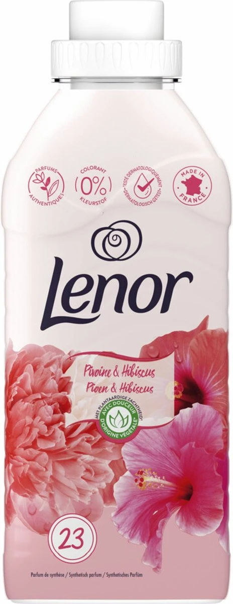 Lenor Pioenroos En Hibiscus Wasverzachter - 8 X 23 Wasbeurten - Voordeelverpakking 4 Lenor Pioenroos En Hibiscus Wasverzachter - 8 X 23 Wasbeurten - Voordeelverpakking - Afbeelding 2