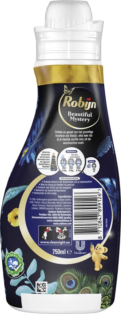 Robijn Perfect Match Stralend Wit, Black Velvet En Color Wasmiddel - En Wasverzachter Pakket - 6 Stuks - Voordeelverpakking 14 Robijn Perfect Match Stralend Wit, Black Velvet En Color Wasmiddel - En Wasverzachter Pakket - 6 Stuks - Voordeelverpakking - Afbeelding 12