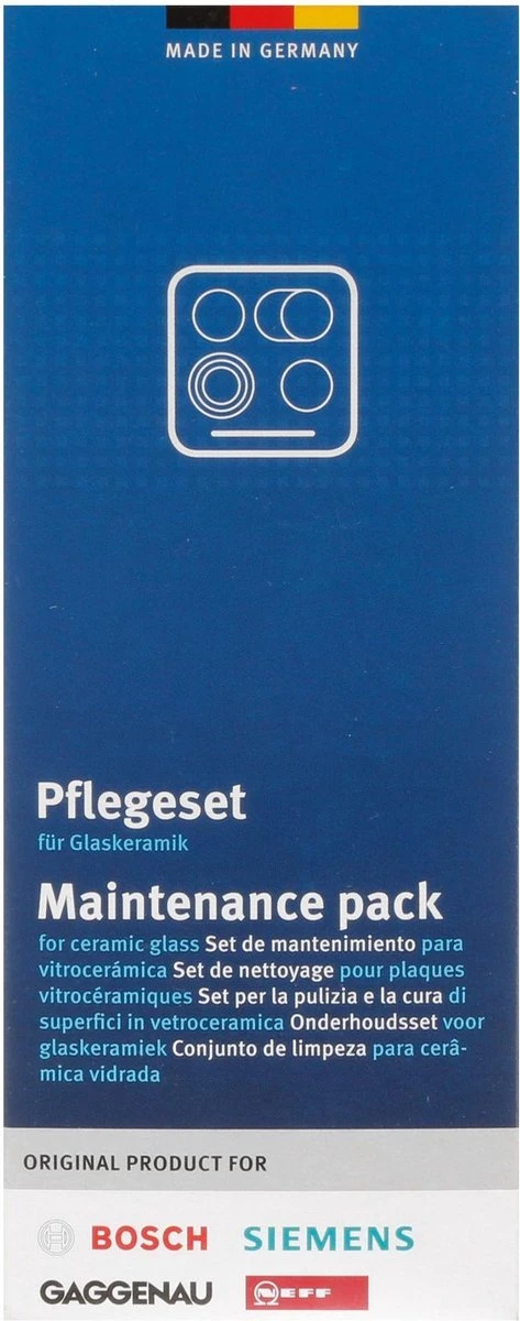 Bosch / Siemens Kookplaat Onderhoudsset - Onderhoudsset Voor Keramische Oppervlakken 6 Bosch / Siemens Kookplaat Onderhoudsset - Onderhoudsset Voor Keramische Oppervlakken - Afbeelding 4