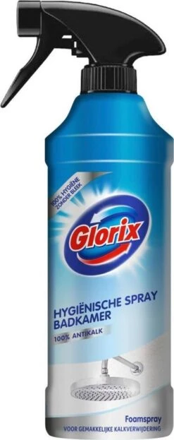 Glorix Hygiënische Badkamer Foamspray - 6 X 500 Ml - Voordeelverpakking -Huishoudelijke Schoonmaak 476x1200