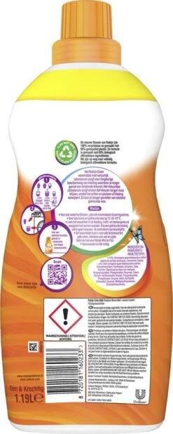 Robijn Klein & Krachtig Classics Color Vloeibaar Wasmiddel - 2 X 34 Wasbeurten - Voordeelverpakking -Huishoudelijke Schoonmaak 480x1200 7