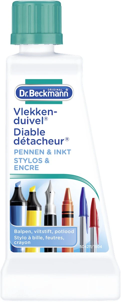 Dr. Beckmann Vlekkenduivel Pennen En Inkt 50 Ml 6 Dr. Beckmann Vlekkenduivel Pennen En Inkt 50 Ml - Afbeelding 4