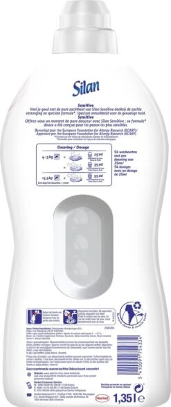 Silan Sensitive Wasverzachter - Baby En Gevoelige Huid - Grootverpakking - 54 Wasbeurten 13 Silan Sensitive Wasverzachter - Baby En Gevoelige Huid - Grootverpakking - 54 Wasbeurten -Huishoudelijke Schoonmaak 505x1200