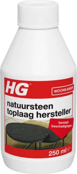 HG Natuursteen Toplaag Hersteller - 250 Ml - Herstelt Beschadigingen - Voor Marmer En Alle Andere Kalkhoudende Natuursteensoort -Huishoudelijke Schoonmaak 532x1200 1