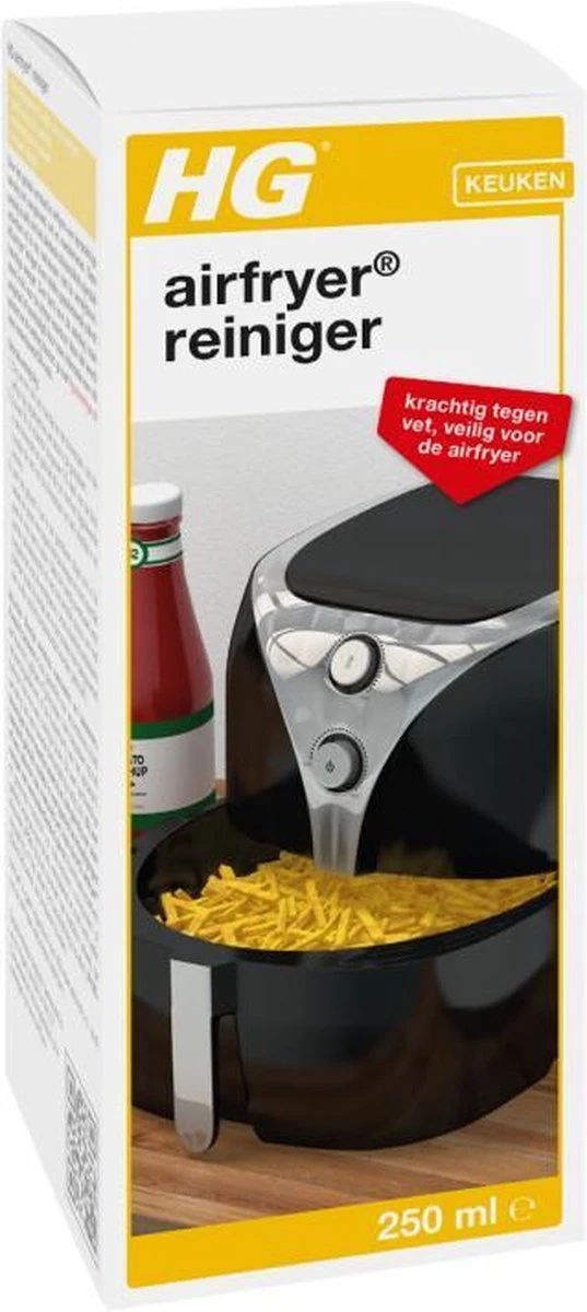 HG Airfryer Reiniger - 250ml - Inclusief Kwastje 3 HG Airfryer Reiniger - 250ml - Inclusief Kwastje