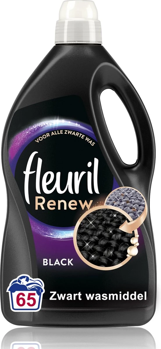 Fleuril Renew Zwart - Vloeibaar Wasmiddel - Voordeelverpakking - 65 Wasbeurten 3 Fleuril Renew Zwart - Vloeibaar Wasmiddel - Voordeelverpakking - 65 Wasbeurten