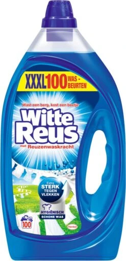 Witte Reus Gel Wasmiddel- Kwartaalverpakking - 100 Wasbeurten 15 Witte Reus Gel Wasmiddel- Kwartaalverpakking - 100 Wasbeurten -Huishoudelijke Schoonmaak 581x1200