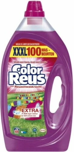 Huishoudelijke Schoonmaak 38 2x Witte Reus Vloeibaar Wasmiddel Color Reus 5 Liter