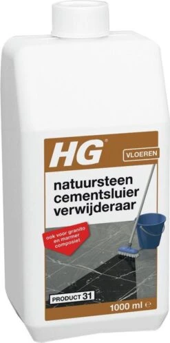 HG Natuursteen Cement- & Kalksluier Verwijderaar (HG Product 31) - 1L - Veilig In Gebruik -Huishoudelijke Schoonmaak 595x1200 4