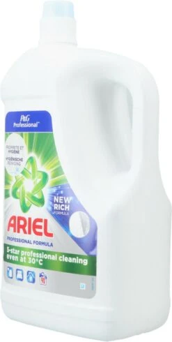 Ariel - Proffesional - Vloeibaar Wasmiddel - Regular - 100 Wasbeurten - 5L - -Huishoudelijke Schoonmaak 605x1200