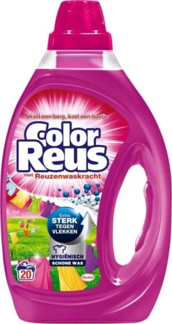 Color Reus Gel Vloeibaar Wasmiddel - Gekleurde Was - Voordeelverpakking - 120 Wasbeurten -Huishoudelijke Schoonmaak 637x1200 2
