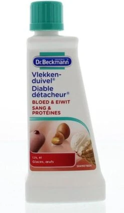 Dr. Beckmann Vlekkenduivel Bloed & Eiwit 50 Ml 8 Dr. Beckmann Vlekkenduivel Bloed & Eiwit 50 Ml -Huishoudelijke Schoonmaak 703x1200