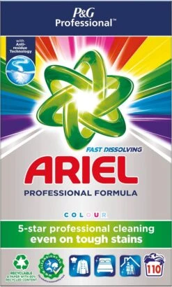 Ariel - Proffesional - Waspoeder Color - 7.15kg - 110 Wasbeurten -Huishoudelijke Schoonmaak 723x1200