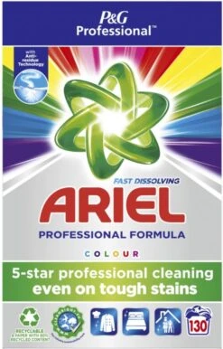Ariel Professional Waspoeder Color - 8,45 Kg - 130 Wasbeurten -Huishoudelijke Schoonmaak 768x1200
