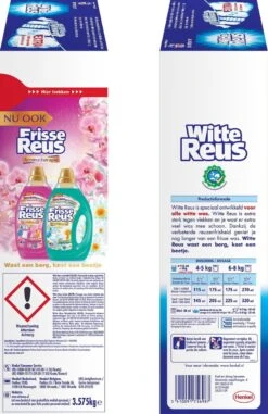 Witte Reus Waspoeder - Kwartaalverpakking - 65 Wasbeurten -Huishoudelijke Schoonmaak 777x1200