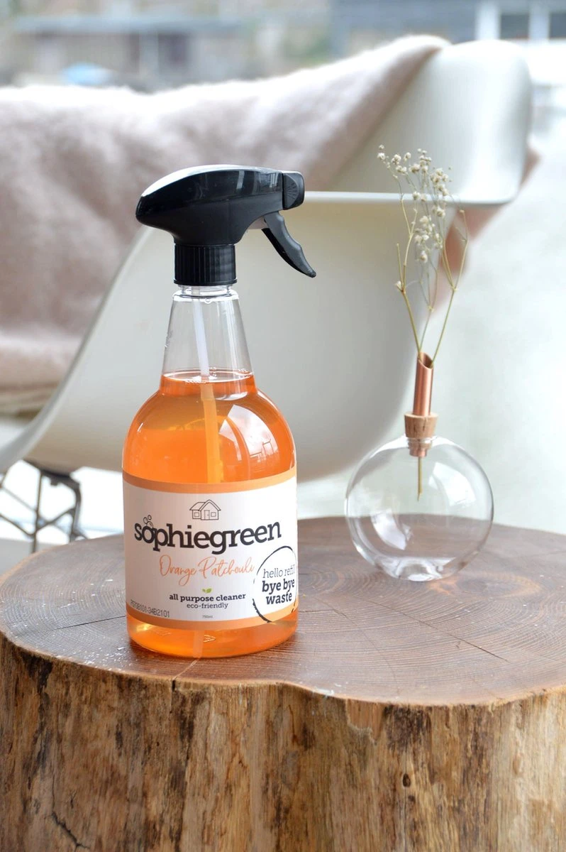 SophieGreen Voorjaarspakket; Allesreiniger + Keukenreiniger - 2x 750ml + Navullingen + Sopje Allesreiniger 100g 5 SophieGreen Voorjaarspakket; Allesreiniger + Keukenreiniger - 2x 750ml + Navullingen + Sopje Allesreiniger 100g - Afbeelding 3