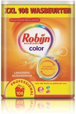 Robijn Professional - Color Wasmiddel - 108 Wasbeurten (6,15 Kg) -Huishoudelijke Schoonmaak 799x1200 1