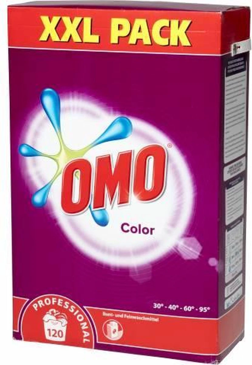 Omo Professional Color 120 Wasbeurten 8,4kg 4 Omo Professional Color 120 Wasbeurten 8,4kg - Afbeelding 2
