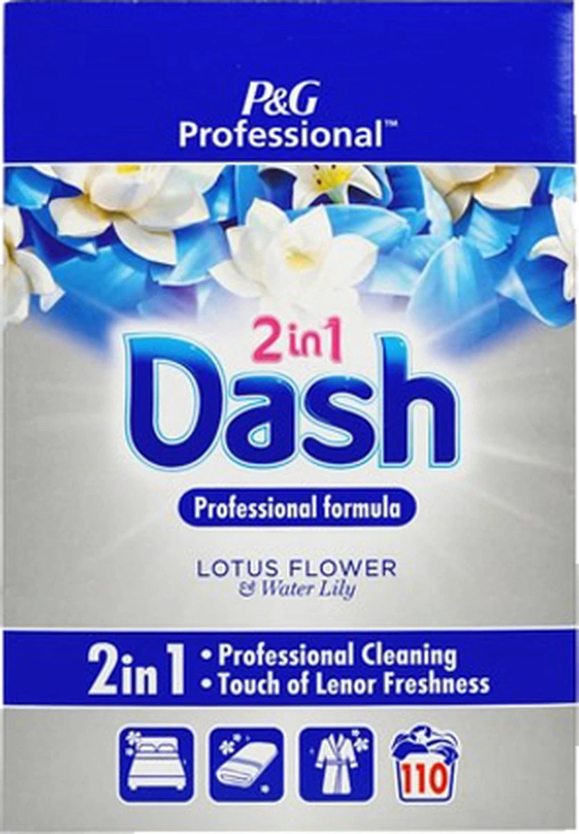 Dash 2 In 1 Lotusbloem En Lelie Waspoeder - XL Pack - 110 Wasbeurten 8 Dash 2 In 1 Lotusbloem En Lelie Waspoeder - XL Pack - 110 Wasbeurten - Afbeelding 6