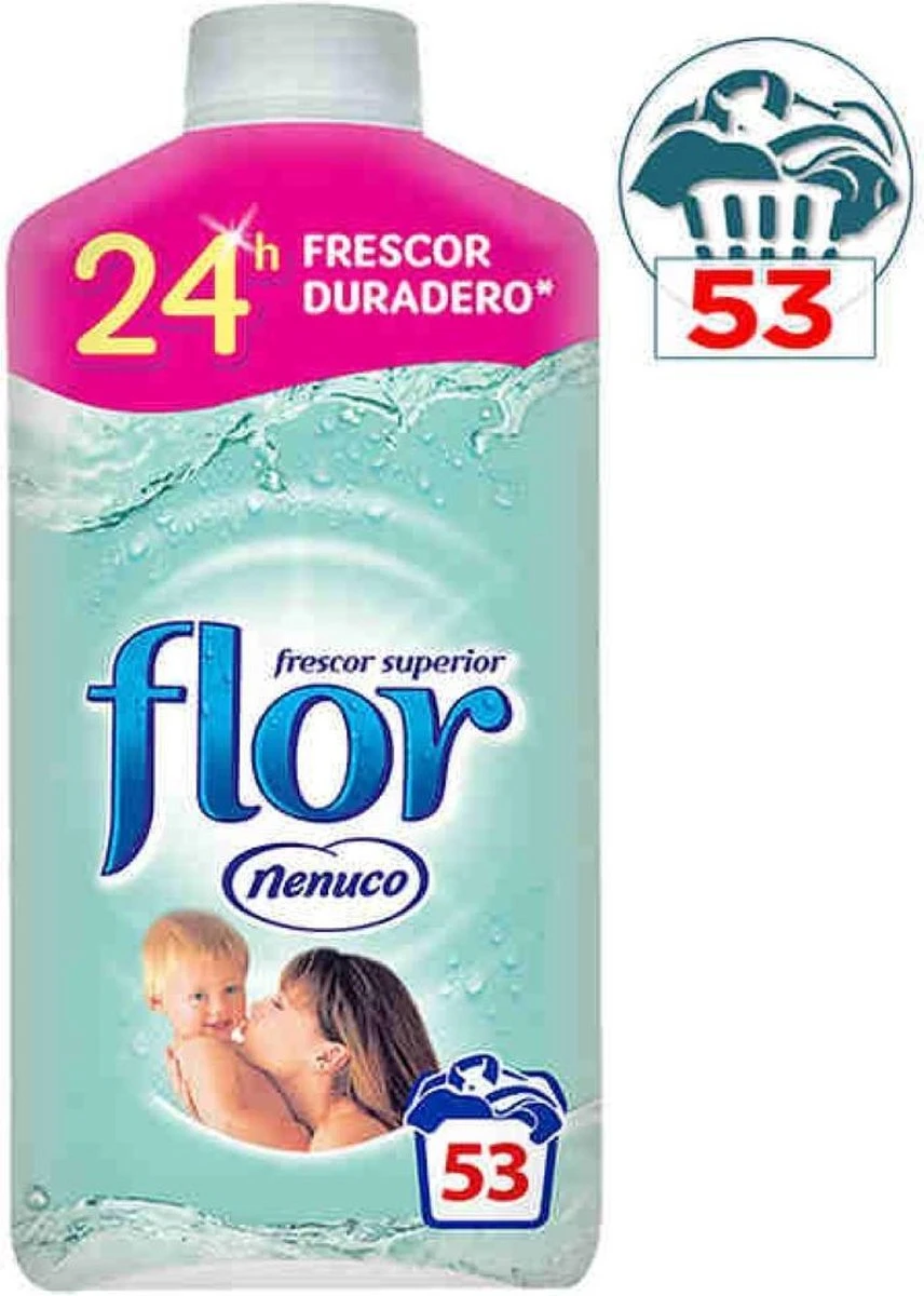 Merkloos Flor Wasverzachter - Nenuco 1100ml / 50 Wasbeurten 4 Merkloos Flor Wasverzachter - Nenuco 1100ml / 50 Wasbeurten - Afbeelding 2