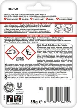 Glorix Power 5 Bleek Toiletblokken - 9 Stuks - Voordeelverpakking -Huishoudelijke Schoonmaak 860x1200 2