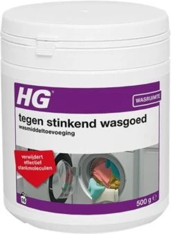 HG Tegen Stinkend Wasgoed Wasmiddeltoevoeging - 500gr - Verwijdert Stankmoleculen - Voor 16 Wasbeurten 7 HG Tegen Stinkend Wasgoed Wasmiddeltoevoeging - 500gr - Verwijdert Stankmoleculen - Voor 16 Wasbeurten -Huishoudelijke Schoonmaak 877x1200