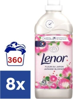 Lenor Japanse Bloesem Wasverzachter - 8 X 1.03 L (360 Wasbeurten)