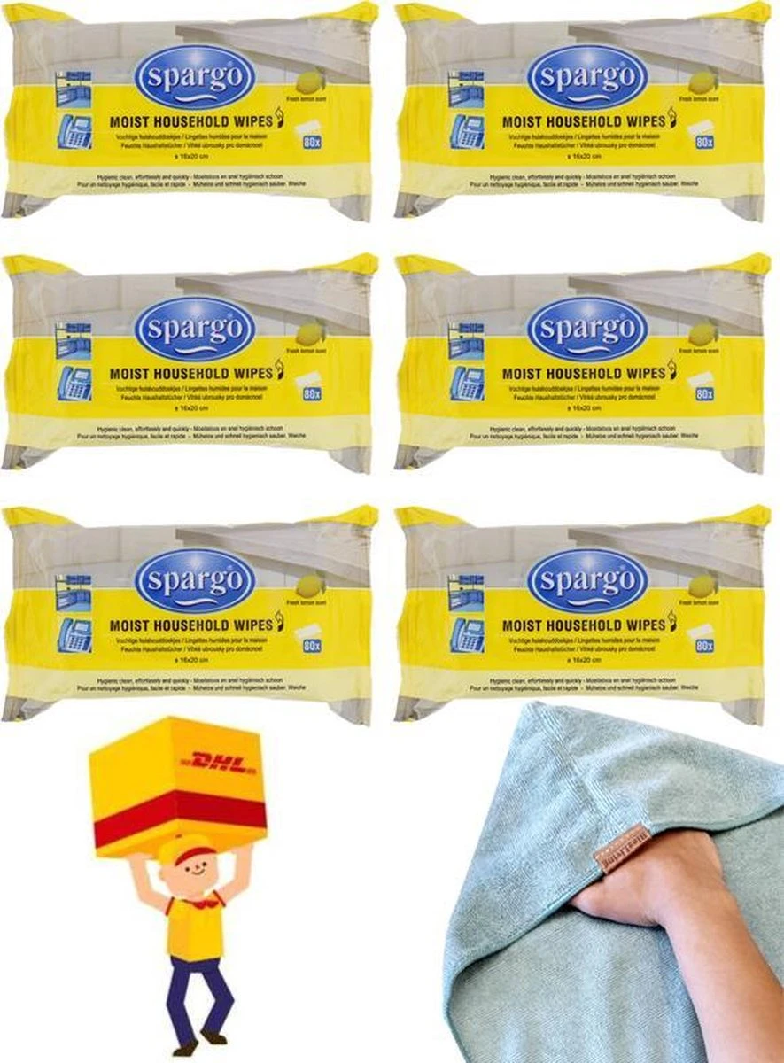 Allesreiniger - Schoonmaakdoekjes - Vochtige Doekjes - Aanbieding - VERVANGT Alles Reiniger Spray - Wegwerp Schoonmaakdoekjes - VOORDEELBUNDEL 5 Allesreiniger - Schoonmaakdoekjes - Vochtige Doekjes - Aanbieding - VERVANGT Alles Reiniger Spray - Wegwerp Schoonmaakdoekjes - VOORDEELBUNDEL - Afbeelding 3