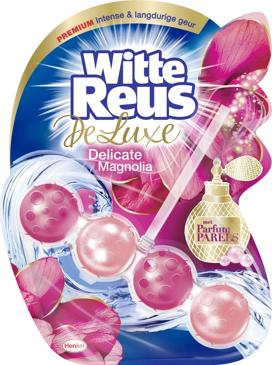 Witte Reus DeLuxe Toiletblok - Delicate Magnolia - WC Blokjes Voordeelverpakking - 10 Stuks 5 Witte Reus DeLuxe Toiletblok - Delicate Magnolia - WC Blokjes Voordeelverpakking - 10 Stuks - Afbeelding 3