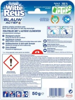 Witte Reus Blauw Actief Toiletblok - Hygiene - WC Blokjes Voordeelverpakking - 10 Stuks 23 Witte Reus Blauw Actief Toiletblok - Hygiene - WC Blokjes Voordeelverpakking - 10 Stuks -Huishoudelijke Schoonmaak 900x1200 12