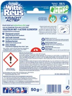 Witte Reus Kracht Actief Toiletblok - Citrus - WC Blokjes Voordeelverpakking - 10 Stuks -Huishoudelijke Schoonmaak 901x1200 10