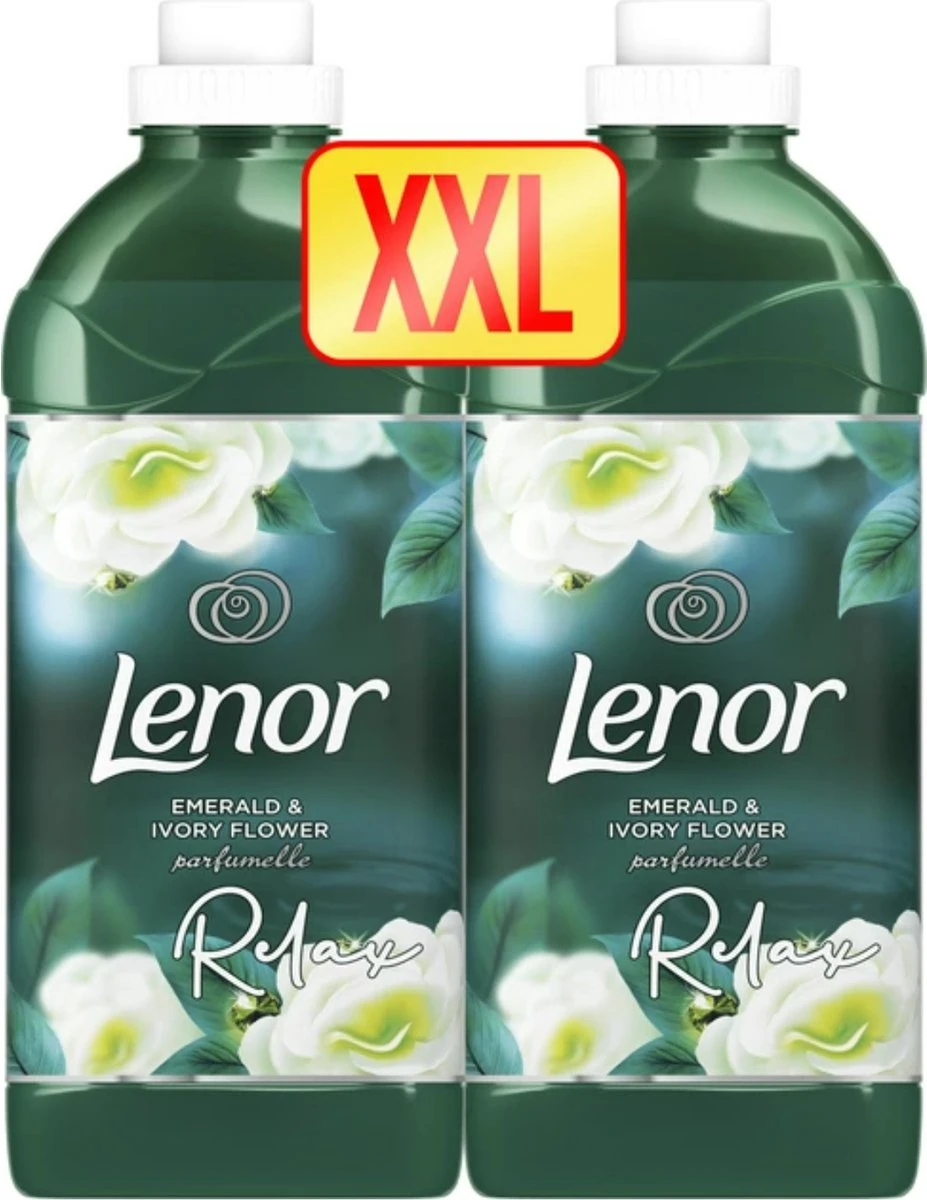 Lenor - Emerald & Lotus Flower - Wasverzachter - 2160ml - 72 Wasbeurten 3 Lenor - Emerald & Lotus Flower - Wasverzachter - 2160ml - 72 Wasbeurten
