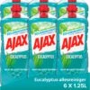 Ajax® Ajax Allesreiniger Eucalyptus 6 X 1.25L - Voordeelverpakking 2 Ajax® Ajax Allesreiniger Eucalyptus 6 X 1.25L - Voordeelverpakking -Huishoudelijke Schoonmaak 952x1200 2