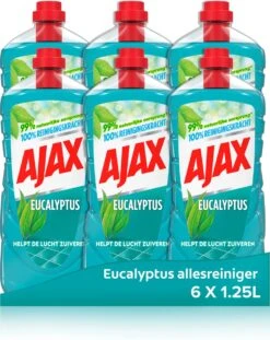 Ajaxยฎ Ajax Allesreiniger Eucalyptus 6 X 1.25L - Voordeelverpakking