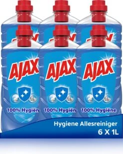 Ajaxยฎ Ajax Allesreiniger 100% Hygiene 6 X 1L - Voordeelverpakking