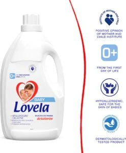 Lovela Baby - Hypoallergeen Wasmiddel Voor Het Wassen Van Gekleurde Baby- En Kinderkleding - 1.45 Liter 9 Lovela Baby - Hypoallergeen Wasmiddel Voor Het Wassen Van Gekleurde Baby- En Kinderkleding - 1.45 Liter -Huishoudelijke Schoonmaak 991x1200